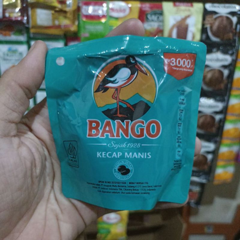 

Kecap Manis Cap Bango Refill 77gr / Kecap Manis Bango Unilever