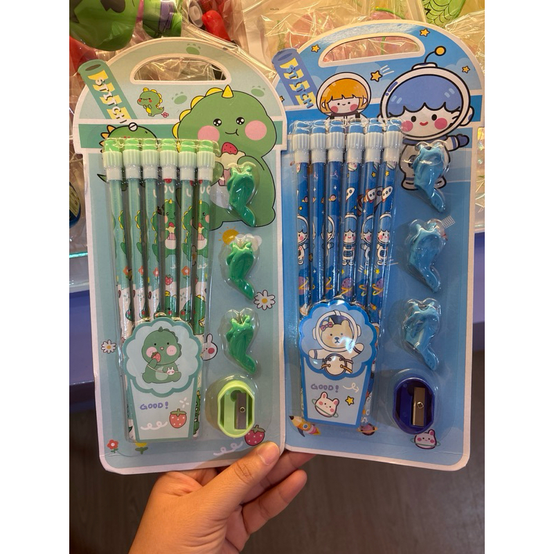 

READY STOCK PENSIL ISI 6pcs DINO ANAK BELAJAR MENULIS