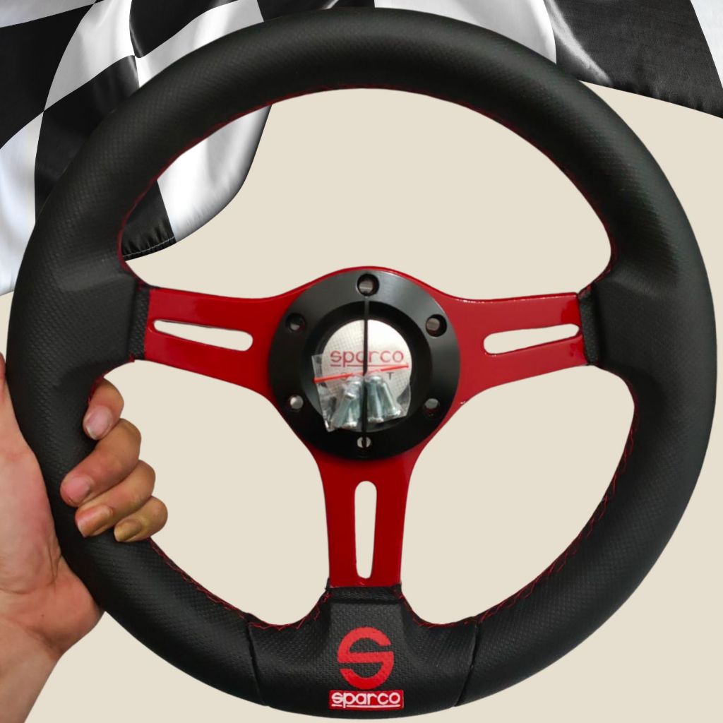 Stir mobil variasi balap drifting - stir universa sparcoo model racing