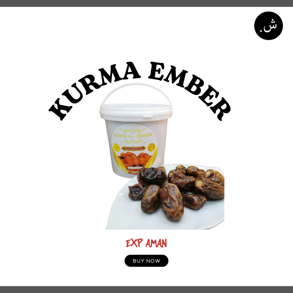 

Kurma Ember Al Qasim Kemasan 500gr