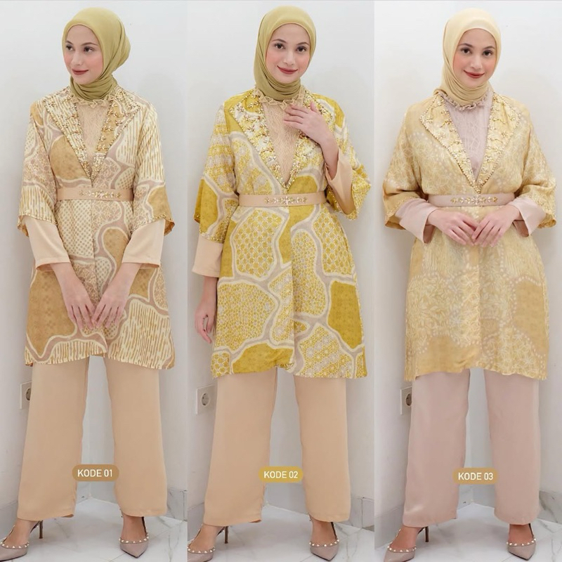 [NEW WITH TAG] SARAH THE LABEL Kayla Series by STL BUKAN PRELOVED OUTER PAYET ROK LILIT BAJU LEBARAN