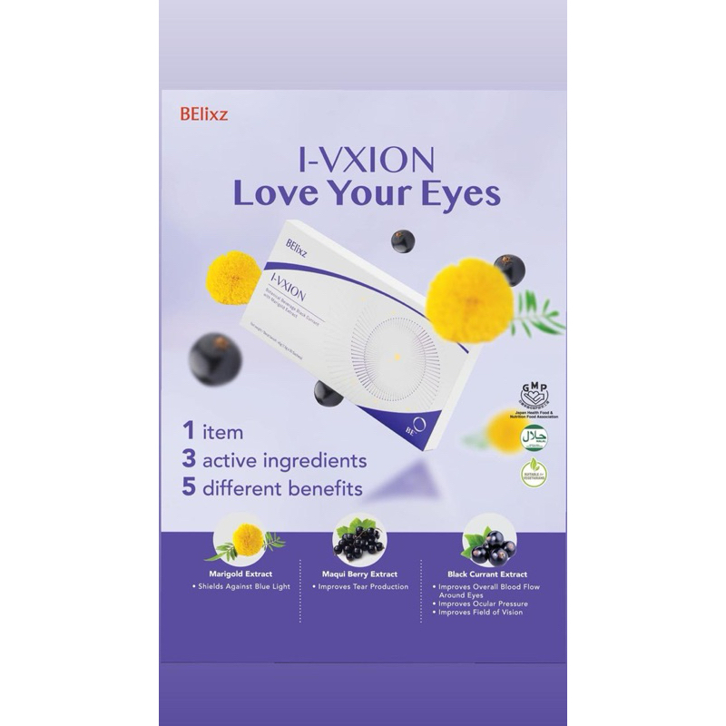 (READY STOCK) IVXION BELIXZ ,IVXION SUPPLEMENT MATA ,I-VXION ,IVXION READY ,IVXION