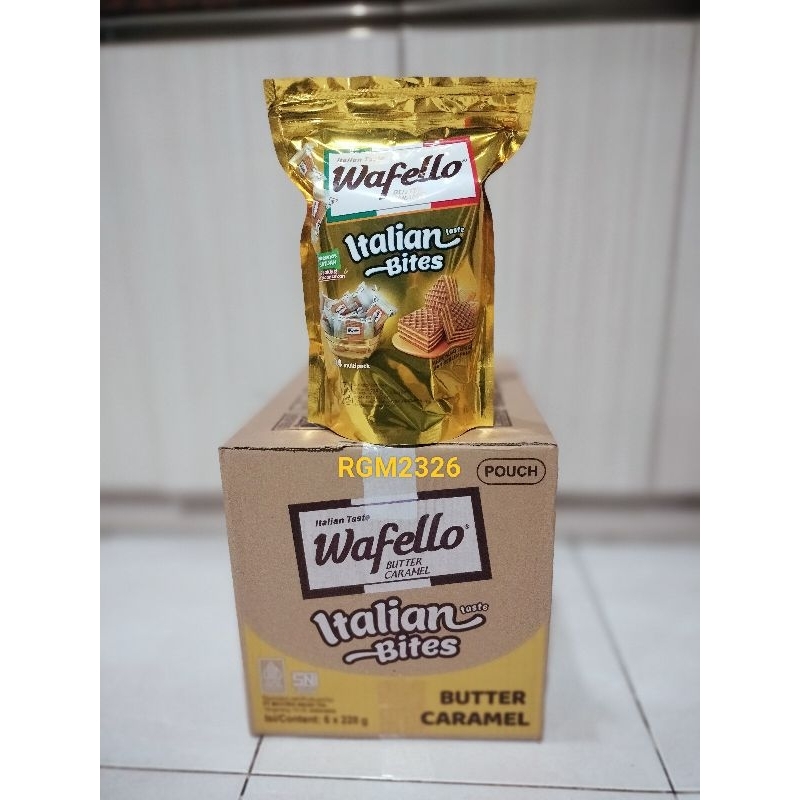 Wafello Caramel Pouch 228gr ( Harga Per Dus)
