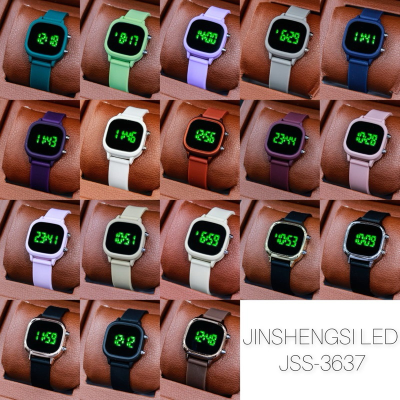 JAM TANGAN LED JAM TANGAN LEDWATCH LED TOUCH OVAL WATCH