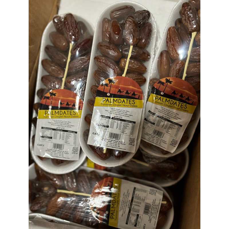 

KURMA PALMDATES , TUNISIAN DEGLET NOUR DATES , 250gr