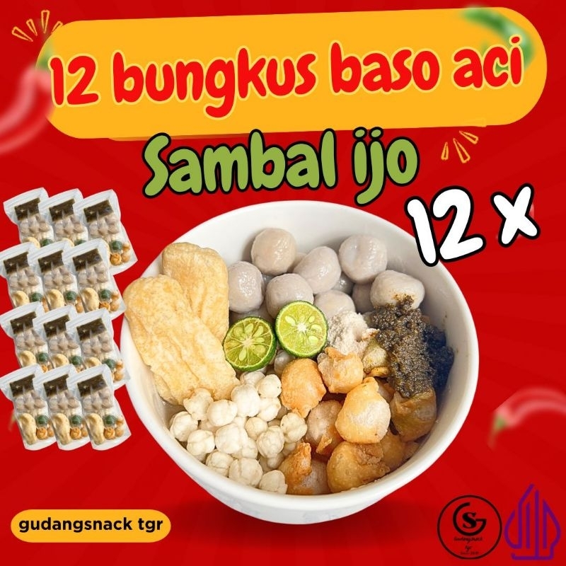 

[Sambal Hijo] 12 Bungkus Baso Aci Sambal Hijo Paket Usaha Hemat Hotpot
