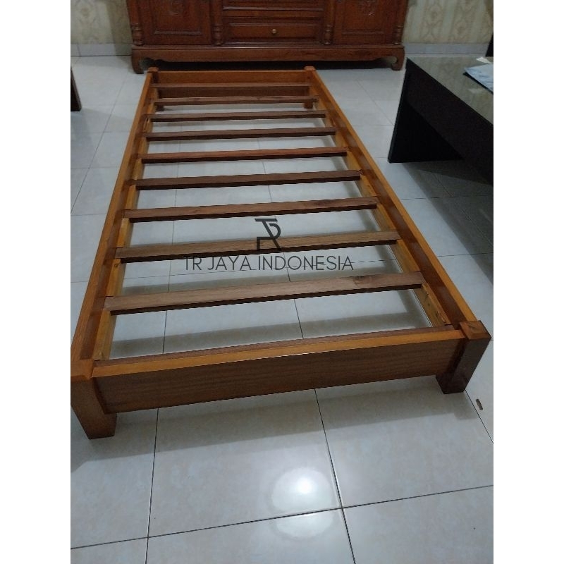 Ranjang Kayu / Bed Sorong / Divan Sorong uk 90 x 200, 100 x 200 dll