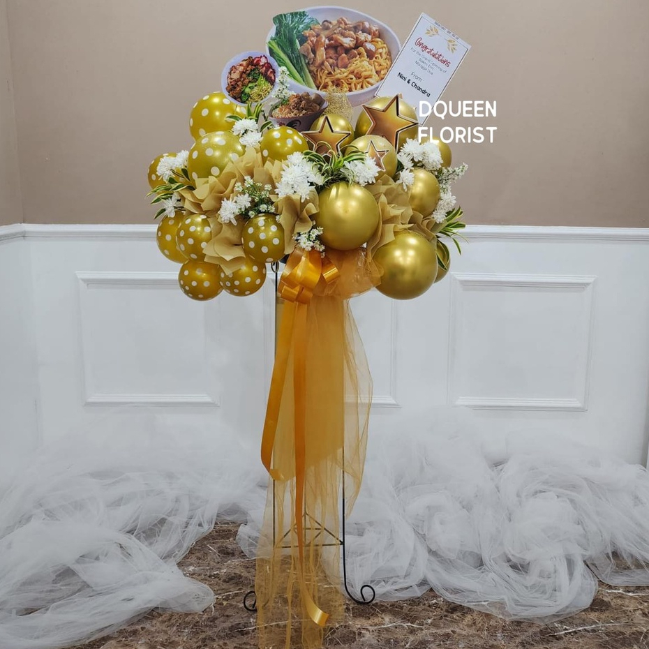 Standing flowers bunga hidup congratulations congrats selamat dan sukses  dukacita pembukaan toko ka