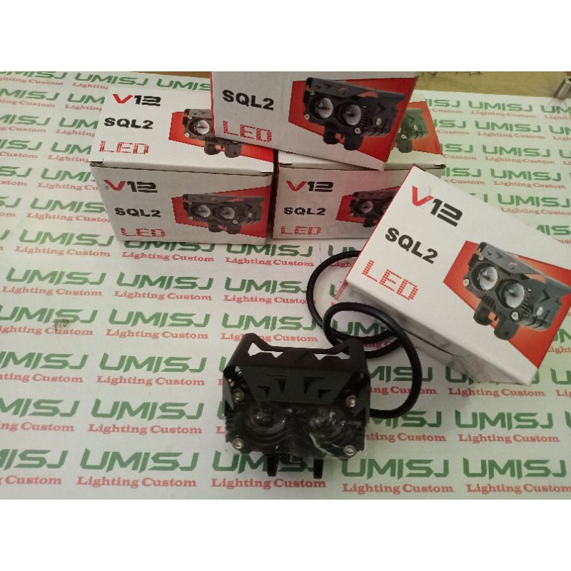 lampu tembak Sql 2mata vinyx v12