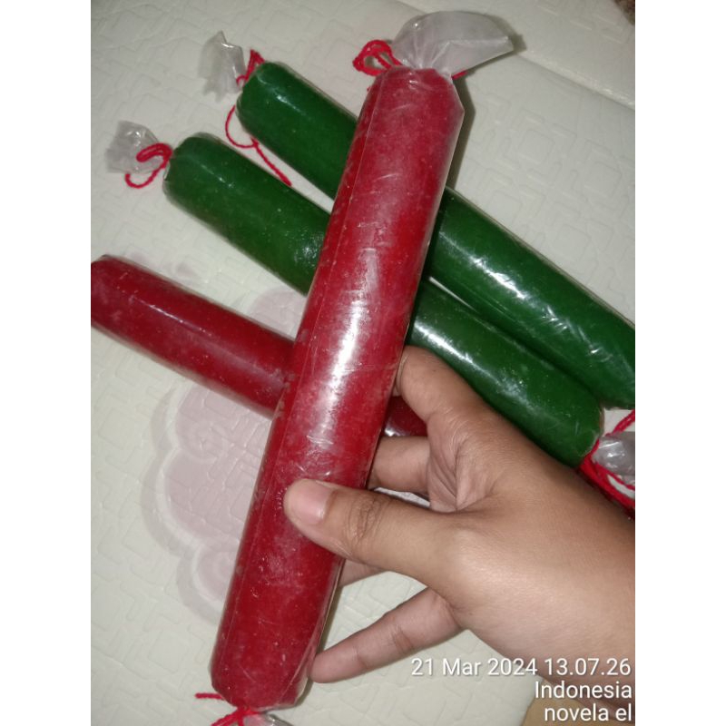 

dodol asli betawi khas bekasi wajik pink dan pandan 250gr