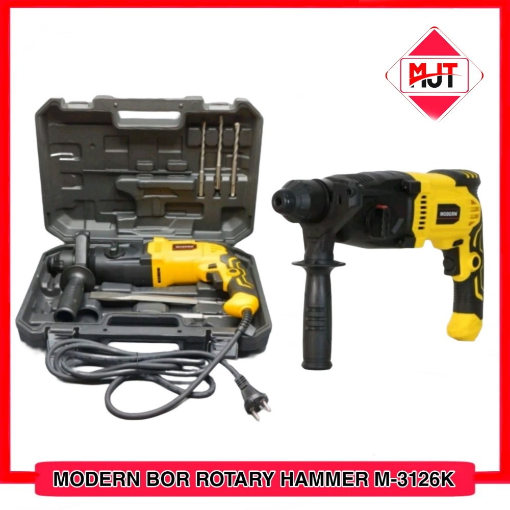 MODERN M-3126K  Mesin Bor Bobok Beton SDS PLUS Rotary Hammer Drill M3126K