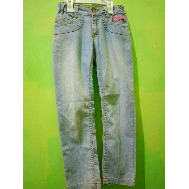 PRELOVE CELANA JEANS ANAK PEREMPUAN OLIVE OYL