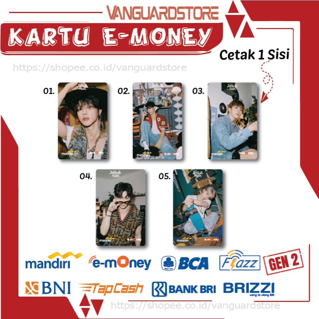 KARTU E MONEY E TOLL KPOP SEBONG SEVENTEEN KOREA 10 EMONEY MANDIRI FLAZZ BCA BNI TAPCASH BRIZZI BRI