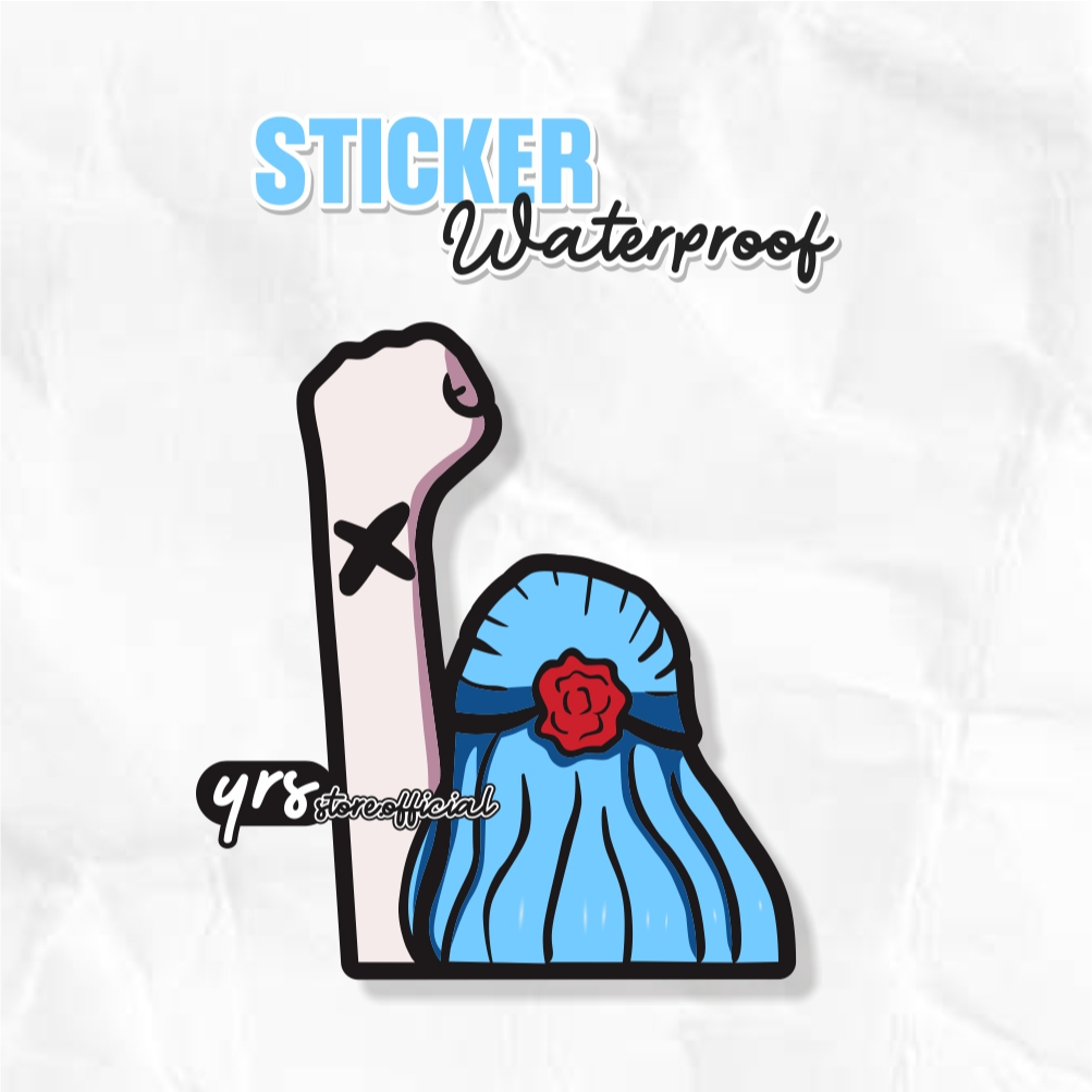 

Sticker ANime One Piece Vivi Ukuran +- 7 x 5,4 cm sticker case hp laptop dll murah anti air