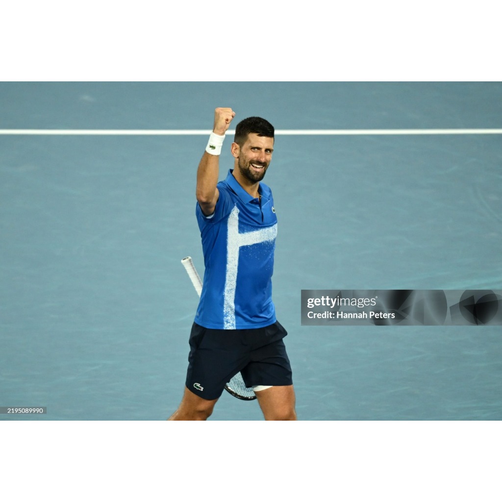 jersey tennis premium Novak Djokovic of Serbia of the 2025 Australian Open at Melbourne