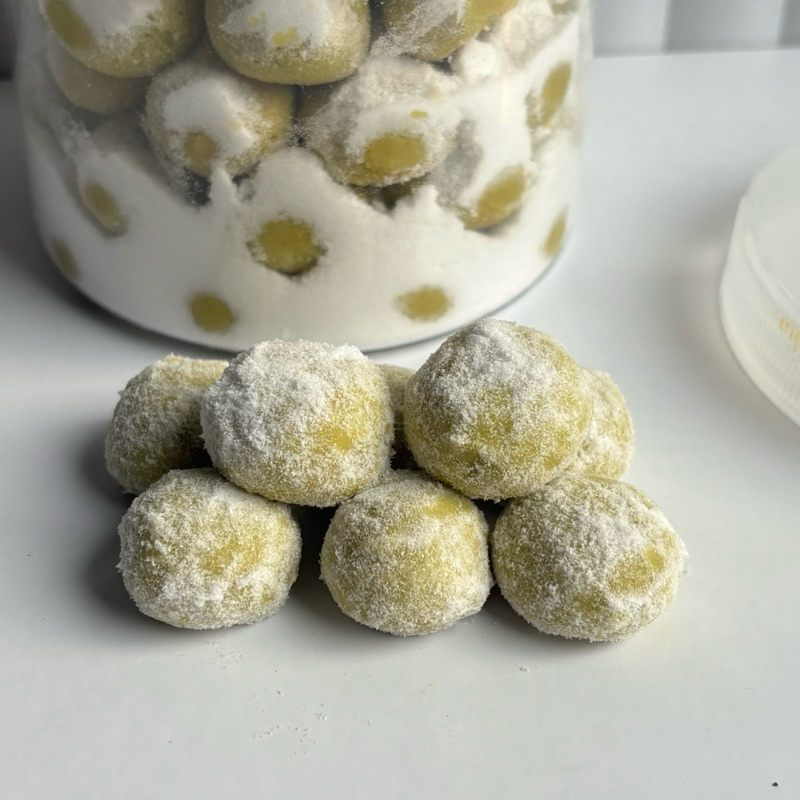 

(READY) KUE BOLA SALJU GULA HALUS 600ML TOPLES TABUNG