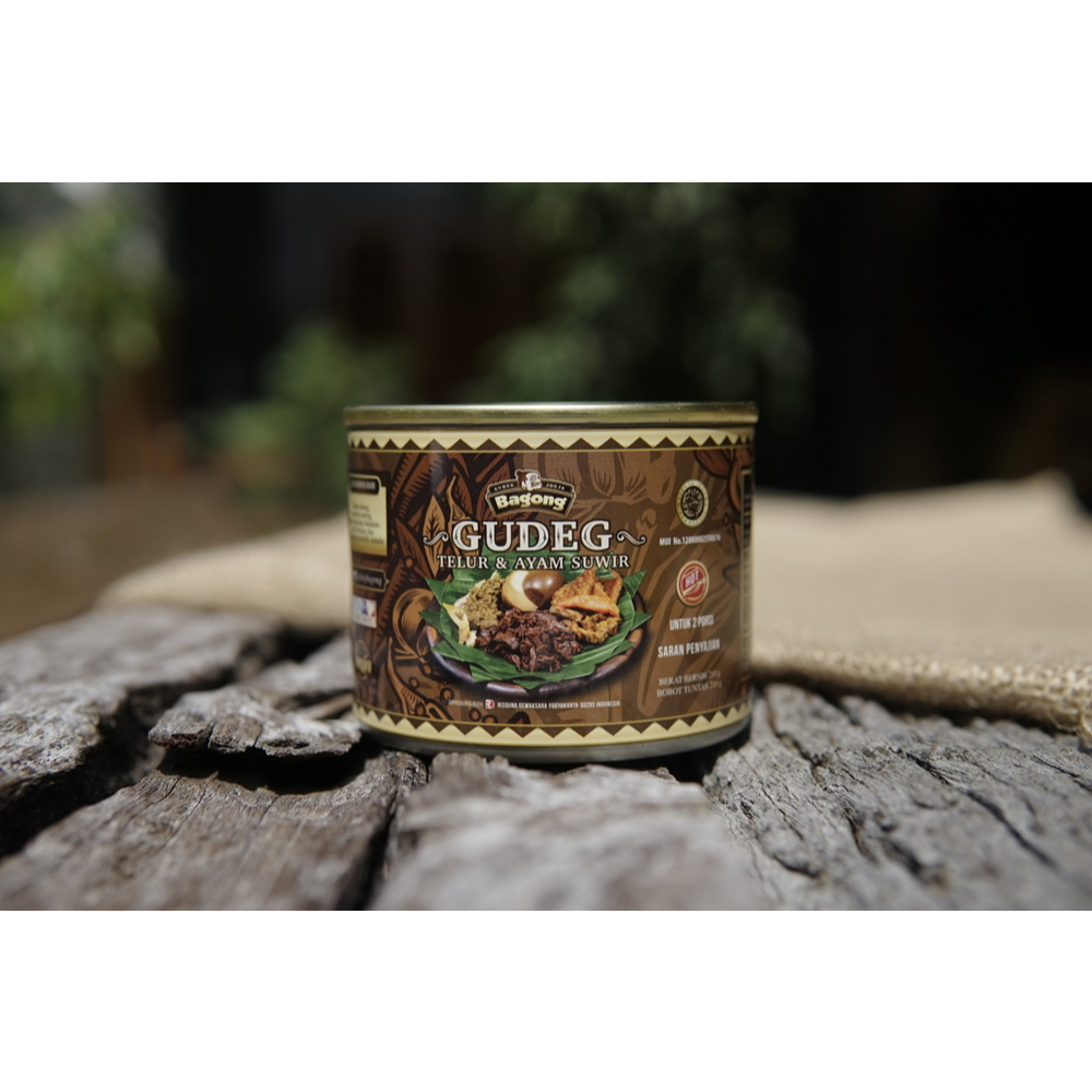 

Gudeg Kaleng Bagong Kemasan 210 gram Free Bubble Wrap