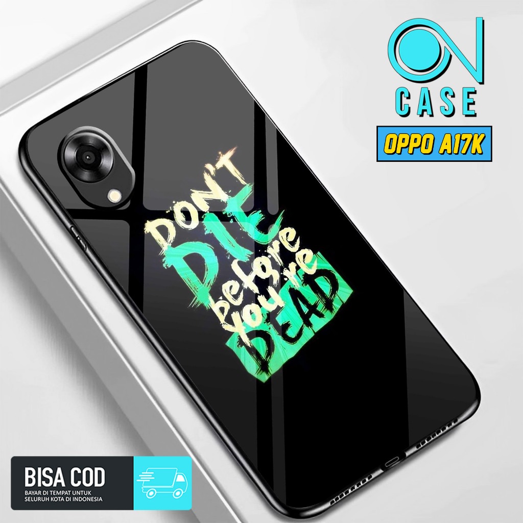 Case Oppo A17K Oppo A17 Mister Case [ KATA2 ] Case Hp Glossy Casing Hardcase Softcase Bisa cod