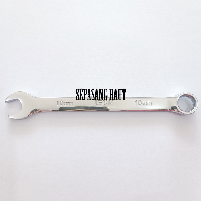 10 mm Kunci Ring Pas ISKU Chrome Vanadium