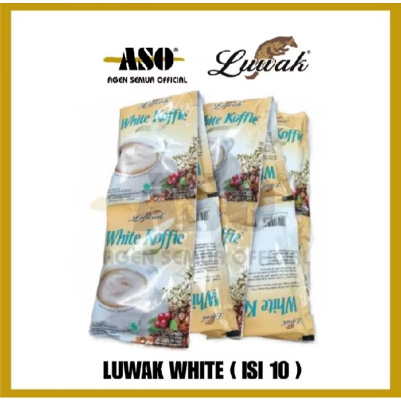 

Kopi Luwak White Coffe 1 renceng isi 10pcs kopi luwak manis | Kopi luwak White Coffee | READYSTOCK | a2putmah_official.store