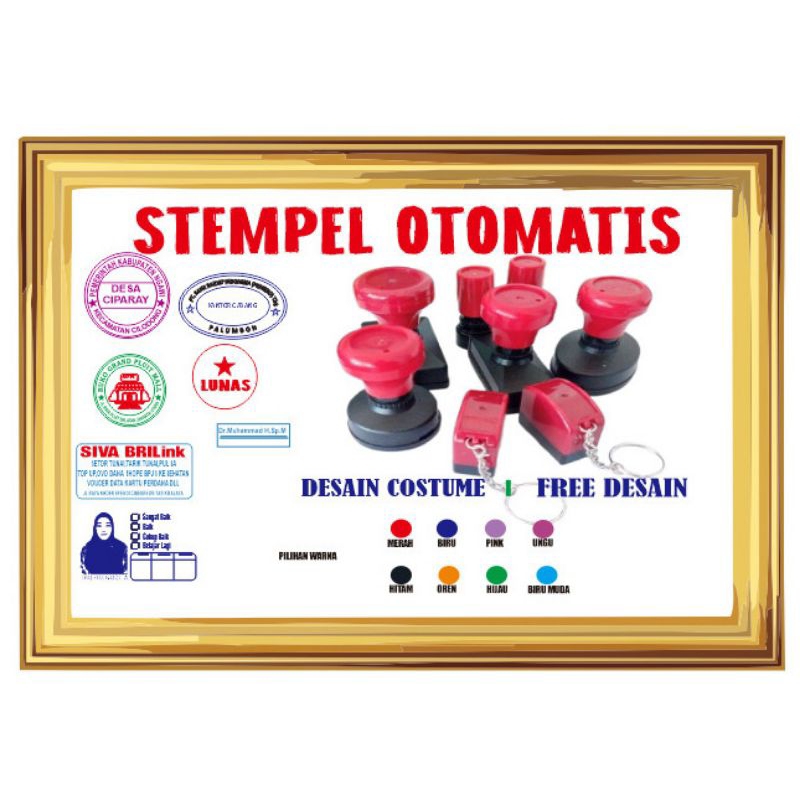 

Stempel custem berbagai macam ukuran,ukuran kecil,ukuran standar