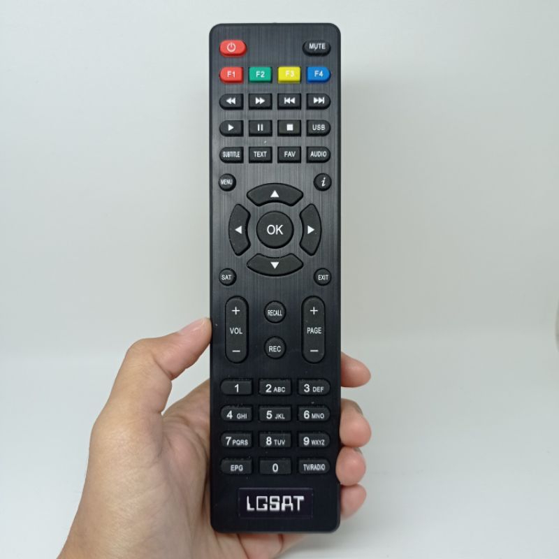 Remote TV Digital Receiver Original Bergaransi LGSAT LG-101 Stars Hybrid Cband