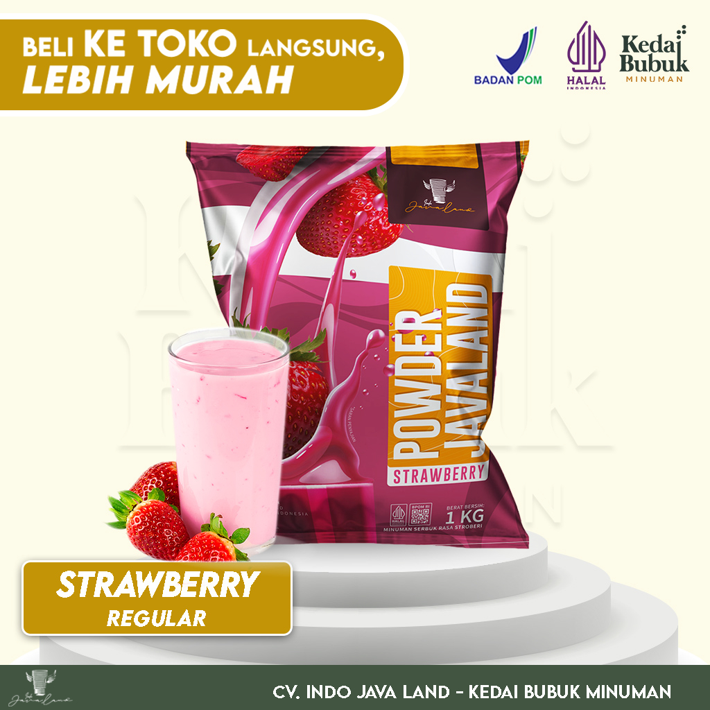 

BUBUK MINUMAN REGULER STRAWBERRY 1KG
