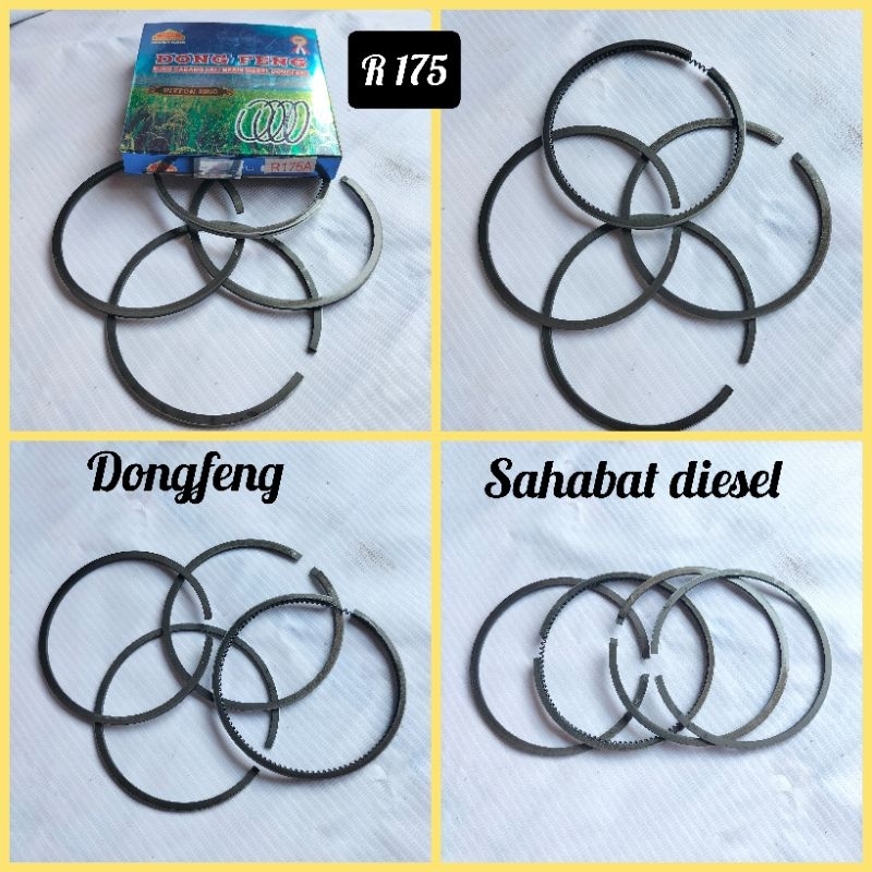 RING PISTON DONGFENG R 175 RING SET DONGFENG R 175 dongfeng
