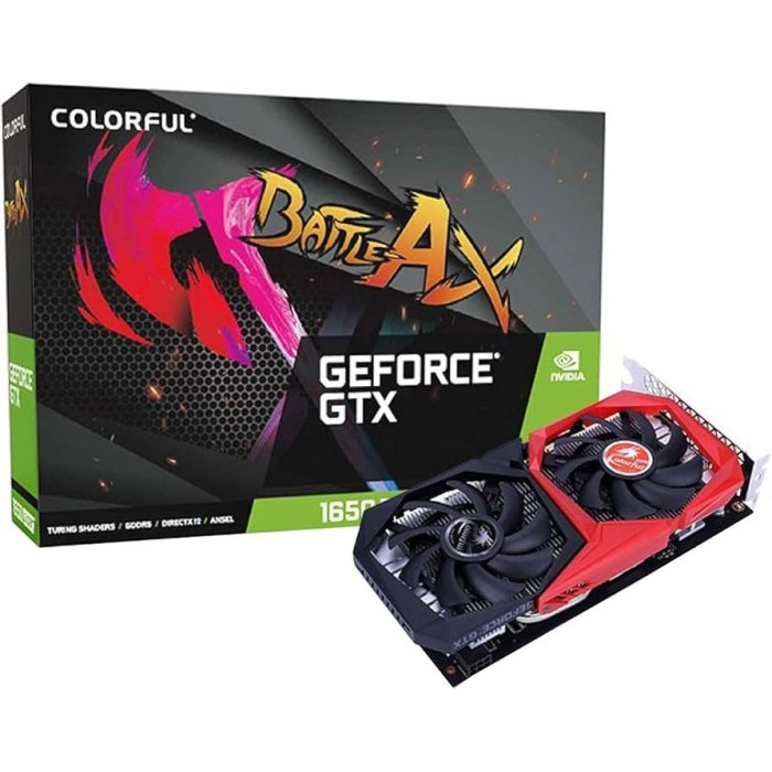 VGA COLORFULL  GTX1650 EX 4GB GDDR6 VGA GTX 1650 4GD6-V