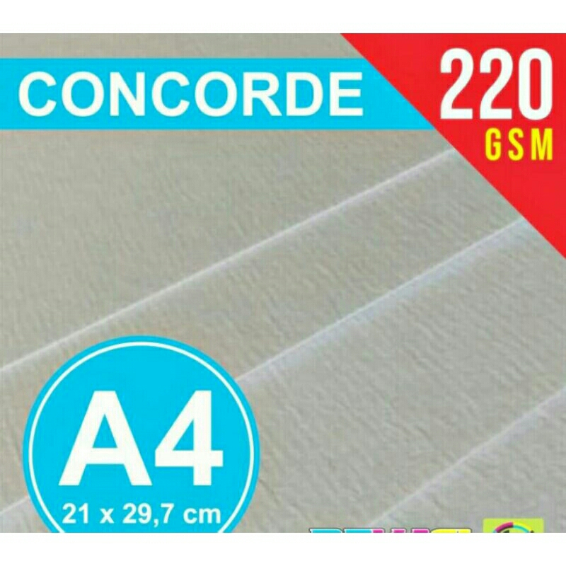 

Kertas Concorde 220 GSM A4 (PIAGAM SERTIFIKAT)