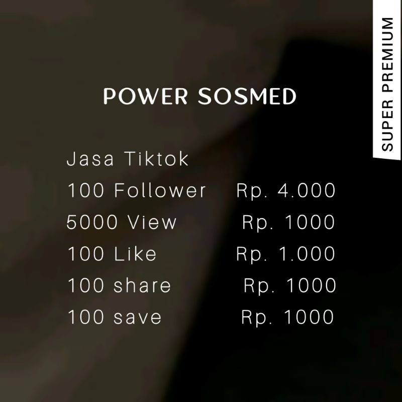 FOLLOWER TIKTOK PERMANEN BERGARANSI SELAMANYA