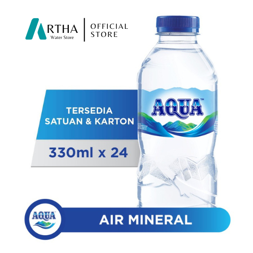 

AQUA BOTOL 330ML - ISI 24 - AIR MINERAL