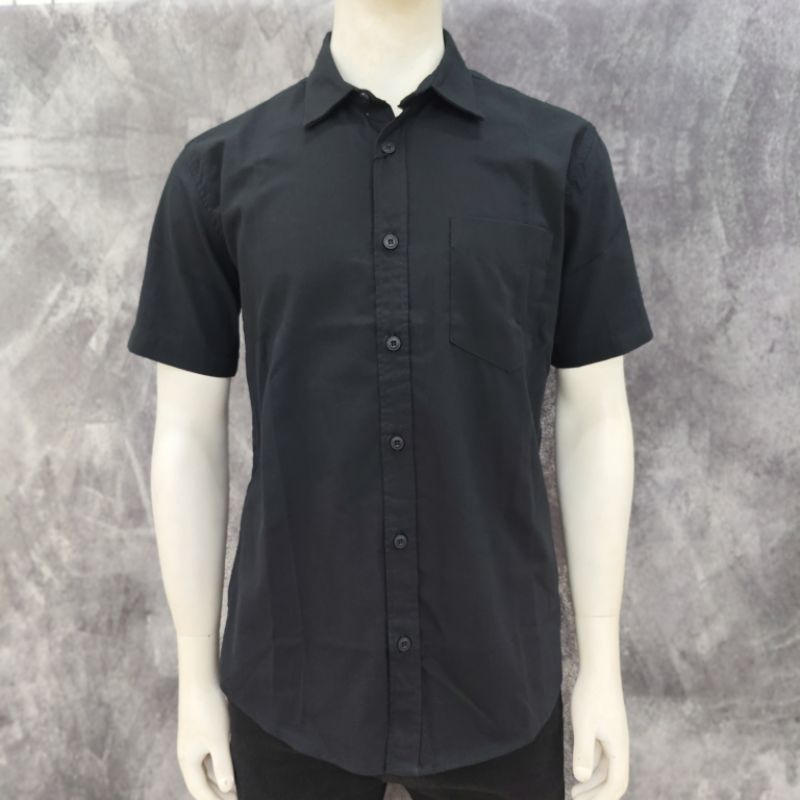 Kemeja Lengan Pendek Polos GABRIELLE Original