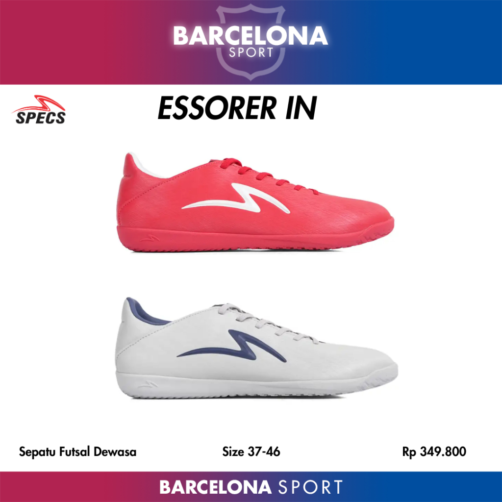 Specs Essorer IN - Sepatu Futsal Dewasa Size 37-46