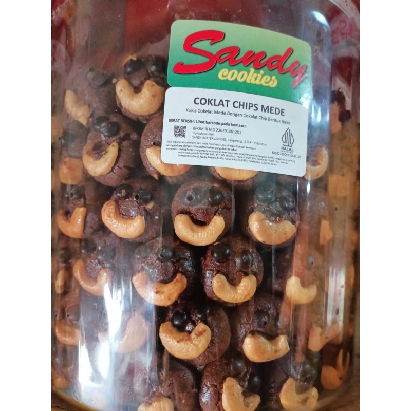 

Sandy cookies choco chips Mede 500gram