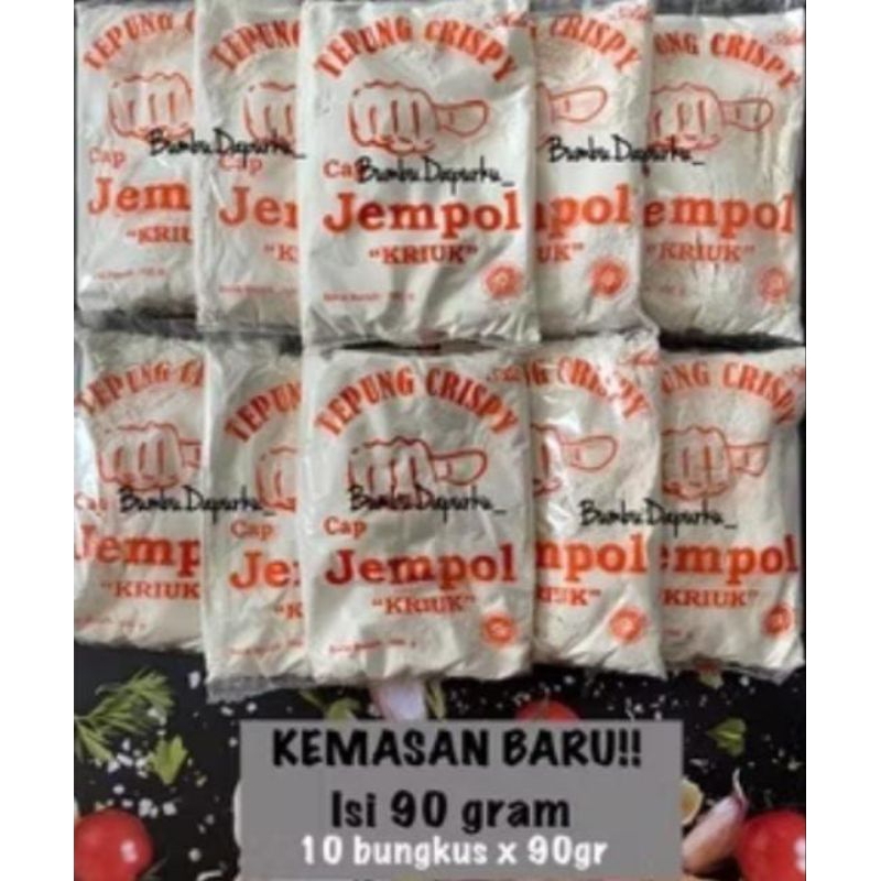 

(10 pcs x 90 gr) Tepung Crispy Kriuk Tepung Bumbu Serbaguna
