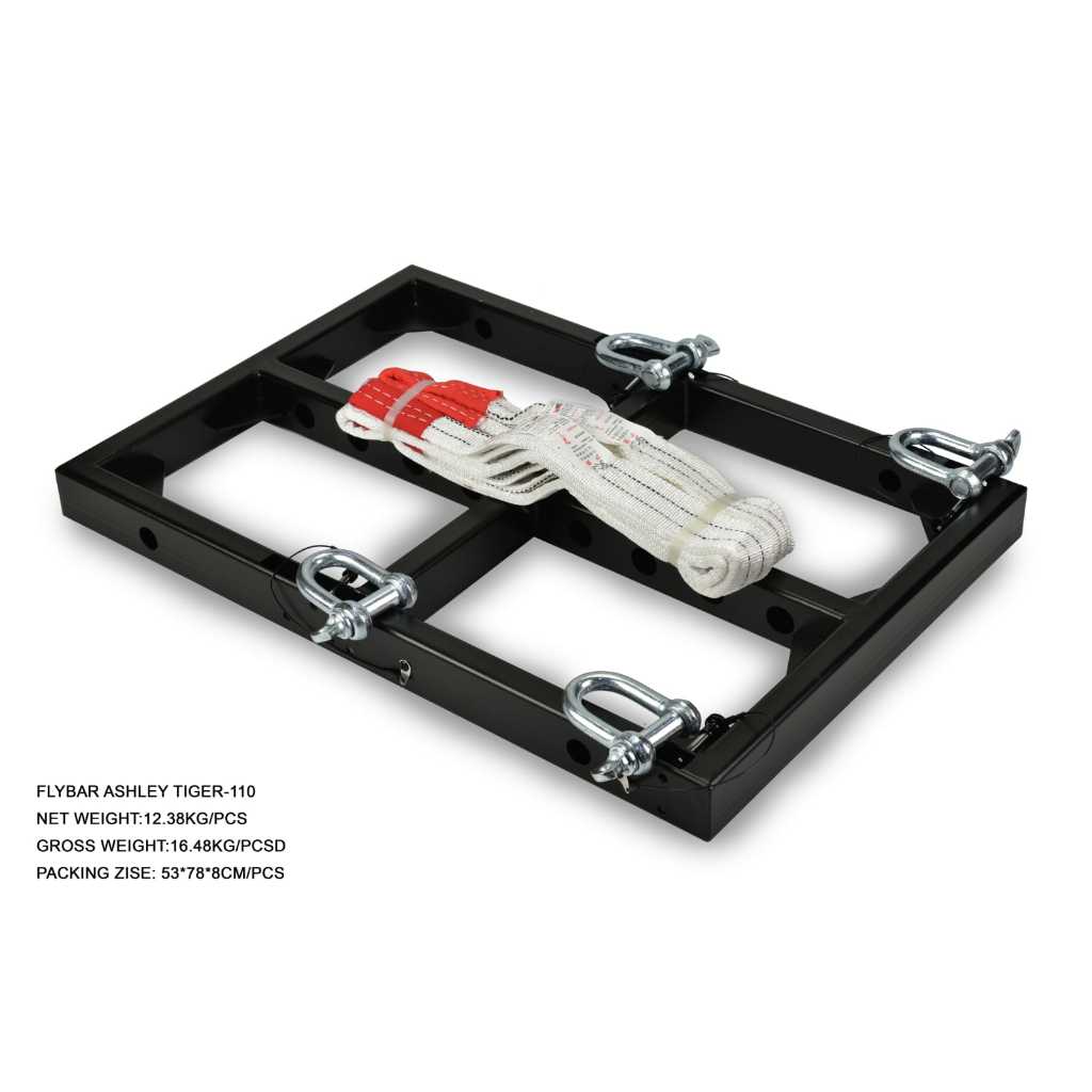 Flybar Bracket Speaker Line Array ASHLEY TIGER 110 Original 1 x 10 Inch Bracket Rak Gantung