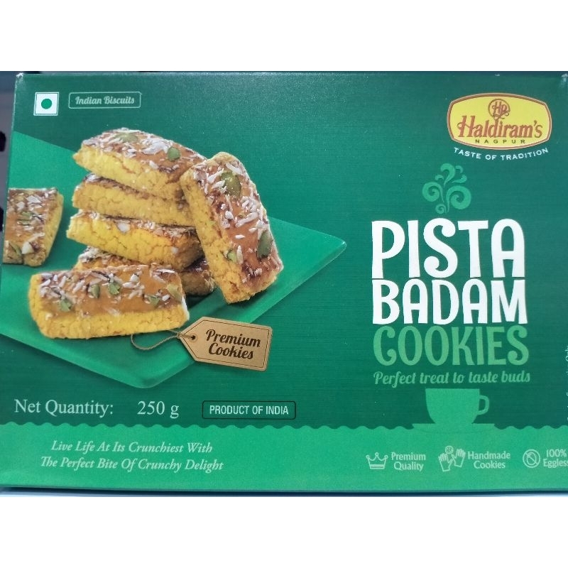 

Haldiram Pista Badam cookies @250gr