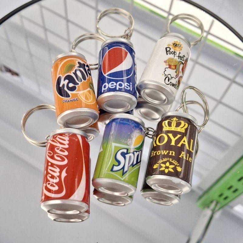 Gantungan Kunci Minuman Kaleng Soda