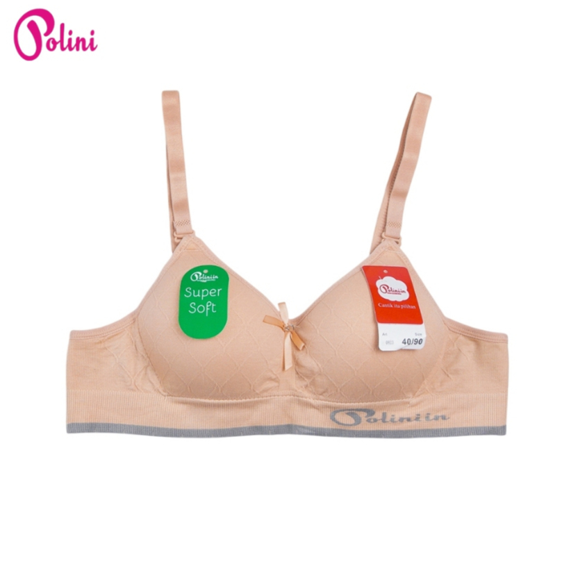 POLINI Bra Push Up Wanita Tanpa Kawat Nyaman Dipakai Bh Polini Premium 0923