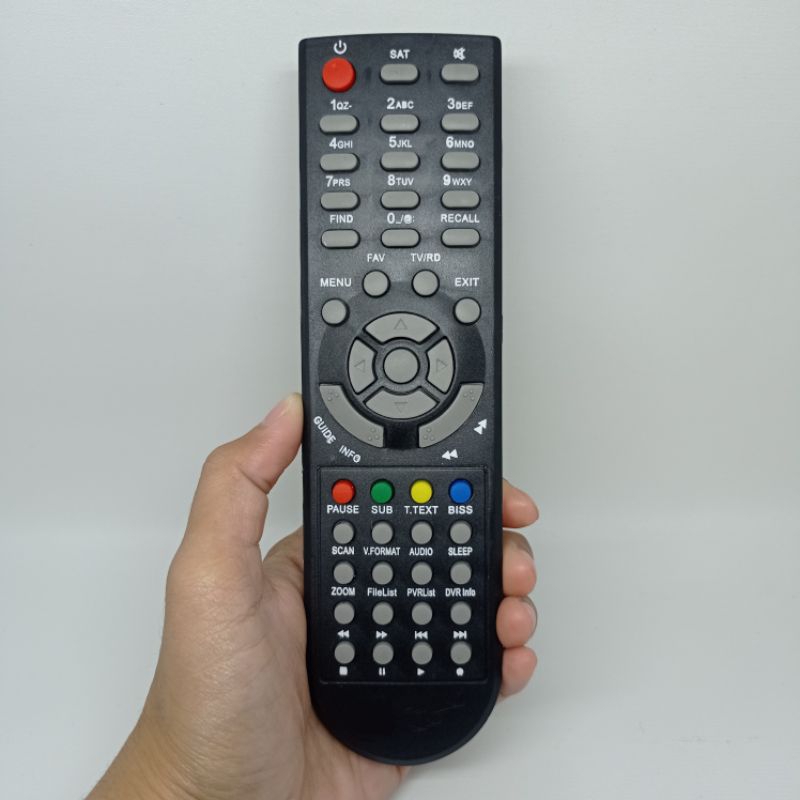 Remote STB Receiver Parabola Pengganti Samurai Tanaka T21 T22