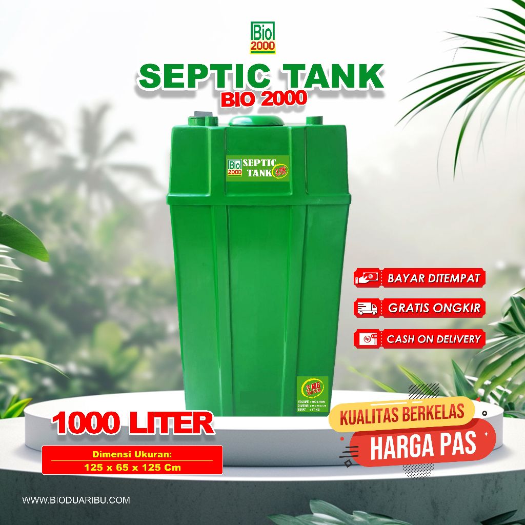 SEPTIC TANK 1000 LITER - BIO 2000
