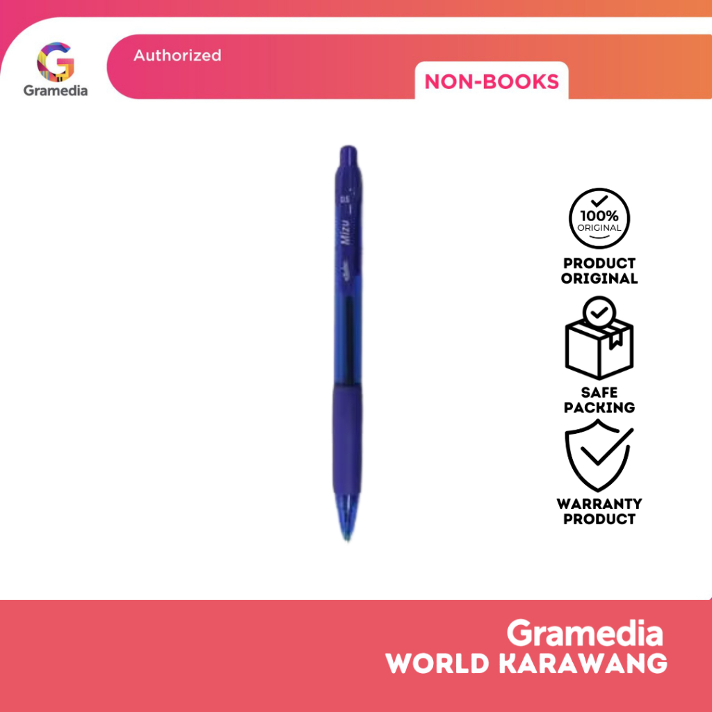 

Gramedia Karawang - Estudee Mizu Retractable Penlv 0.5 Blue/3 Elv554