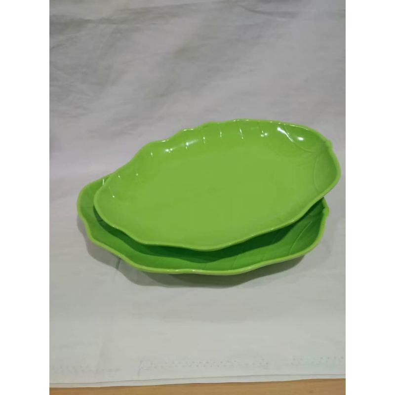 Piring Makan Melamin Bentuk Daun FOOD GRADE