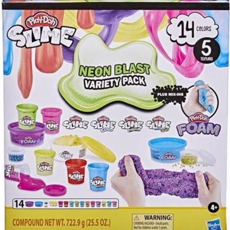 PlayDoh Slime And Foam Neon Blast Variety Pack