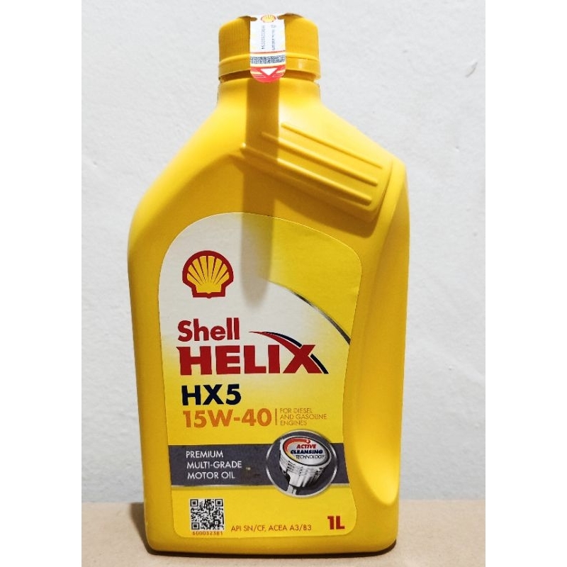 Oli Shell Helix HX5 1L SAE:15W-40, Oli Motor