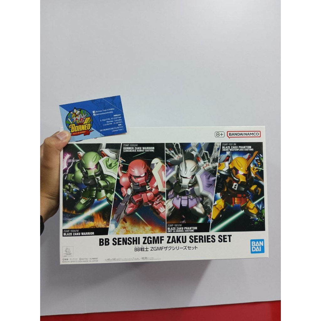 SD BB Senshi ZGMF Zaku Series Set