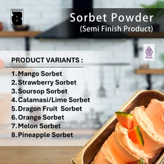 

BENMEER SORBET Semi Finish Product (Custom) Nanas Sorbet - Batch 2,7kg