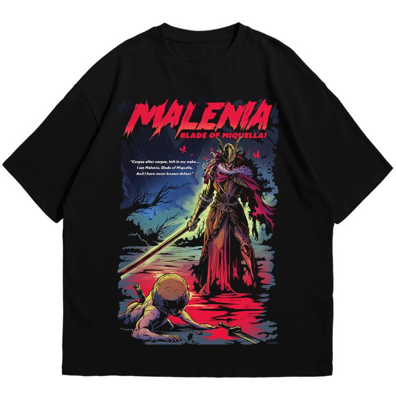 KAOS ELDEN RING MALENIA | T-SHIRT GAME PC | COTTON PREMIUM