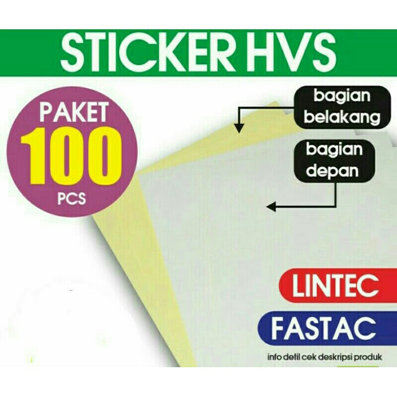 

Kertas Sticker Doff HVS A7 7.5x11 cm - 100 lbr